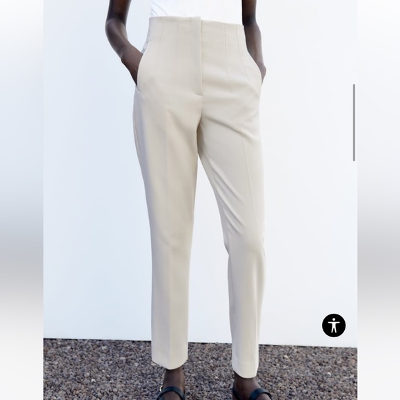 NWT Zara High Waited Pants - Picture 4 of 11